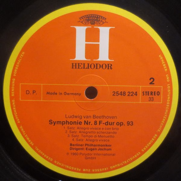 HELIODOR 2548 224 - Ludwig van Beethoven, Symphonie-Orchester De - Image 4