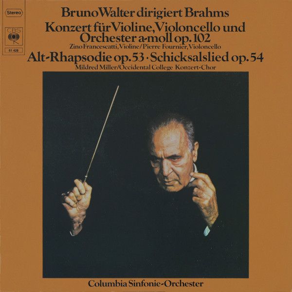 CBS 61 428 - Bruno Walter, Johannes Brahms, Columbia Symphony Or