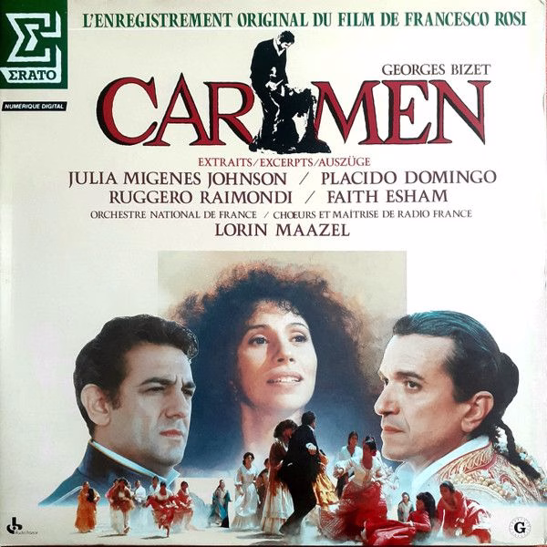 Erato NUM 75120 - Georges Bizet, Julia Migenes, Placido Domingo,