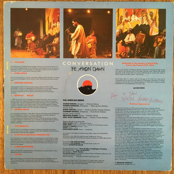 AD Records (2) AD 200 - The African Dawn - Conversation - Image 2