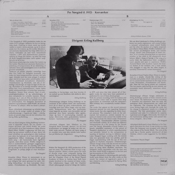 Paula PAULA 17 - Per Nørgård, Da Camera-Koret, Det Jyske Musikko - Image 2