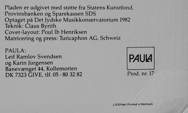 Paula PAULA 17 - Per Nørgård, Da Camera-Koret, Det Jyske Musikko - Image 3