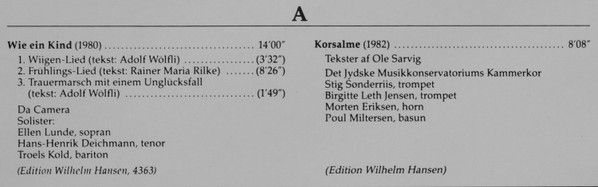Paula PAULA 17 - Per Nørgård, Da Camera-Koret, Det Jyske Musikko - Image 4