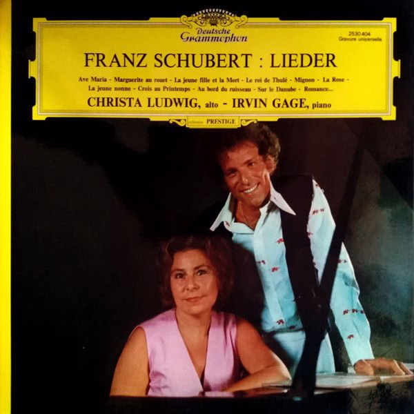 Deutsche Grammophon 2530 404 - Franz Schubert, Christa Ludwig, I