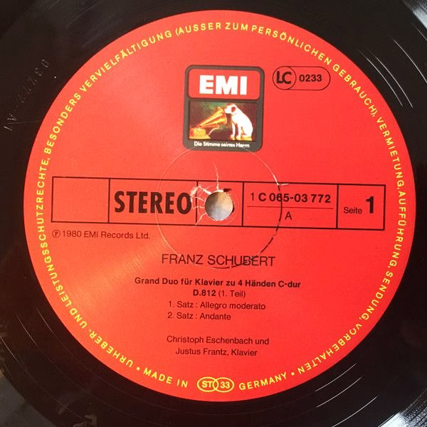 His Master's Voice 1C 065-03 772 - Christoph Eschenbach, Justus - Image 3