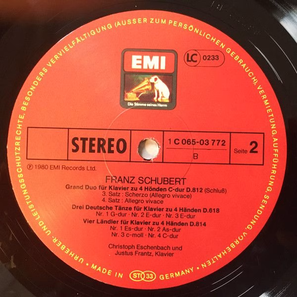 His Master's Voice 1C 065-03 772 - Christoph Eschenbach, Justus - Image 4