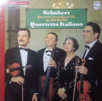 Philips 9500 409 - Franz Schubert, Quartetto Italiano - Quatuor