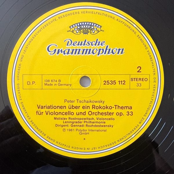 Deutsche Grammophon 2535 112 - Robert Schumann, Pyotr Ilyich Tch - Image 4