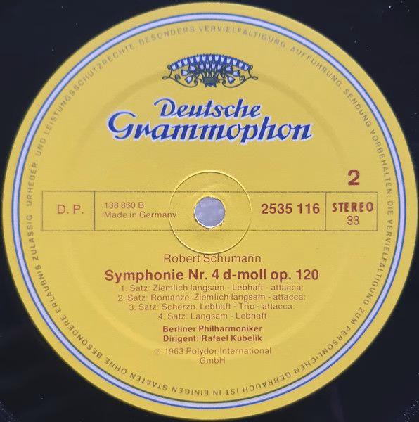Deutsche Grammophon 2535 116 - Robert Schumann, Berliner Philhar - Image 4