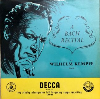 DECCA LXT 2820 - Wilhelm Kempff - A Bach Recital