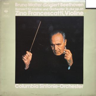 CBS S 61 001 - Ludwig van Beethoven, Bruno Walter, Zino Francesc