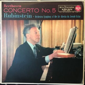 RCA Italiana A12R 0272 - Ludwig van Beethoven, Arthur Rubinstein