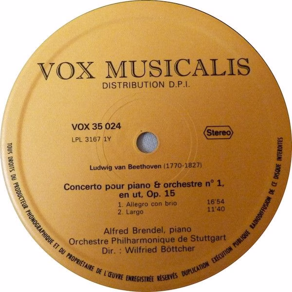 Vox Musicalis VOX 35024 - Ludwig van Beethoven, Alfred Brendel, - Image 5