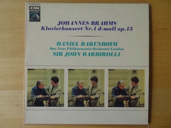 EMI Electrola 1C 063-00 357 - Johannes Brahms, Daniel Barenboim,