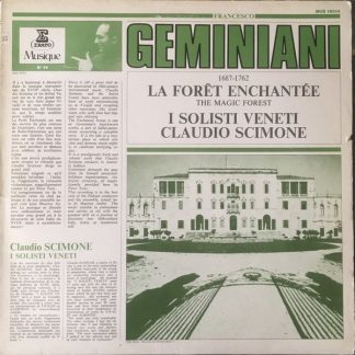 Erato MUS 19014 - Francesco Geminiani, I Solisti Veneti, Claudio