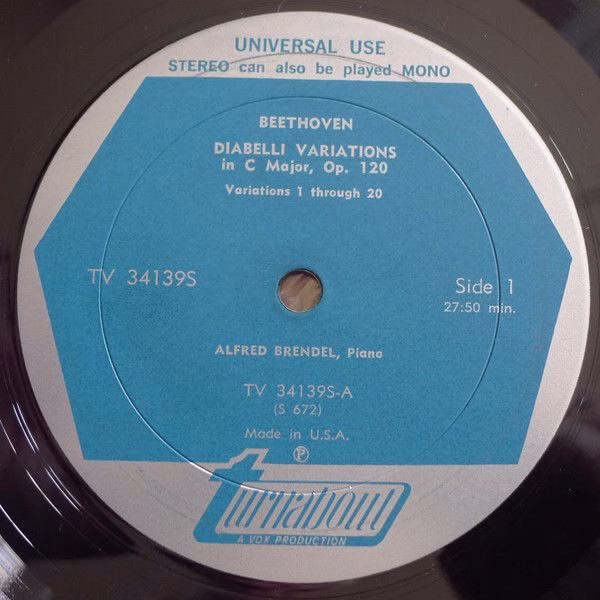 Turnabout TV 34139S - Ludwig Van Beethoven, Alfred Brendel - Dia - Image 3