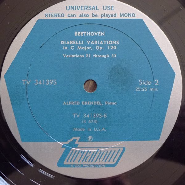 Turnabout TV 34139S - Ludwig Van Beethoven, Alfred Brendel - Dia - Image 4