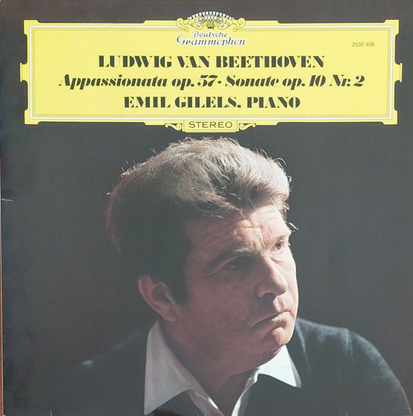Deutsche Grammophon 2530 406 - Ludwig van Beethoven, Emil Gilels