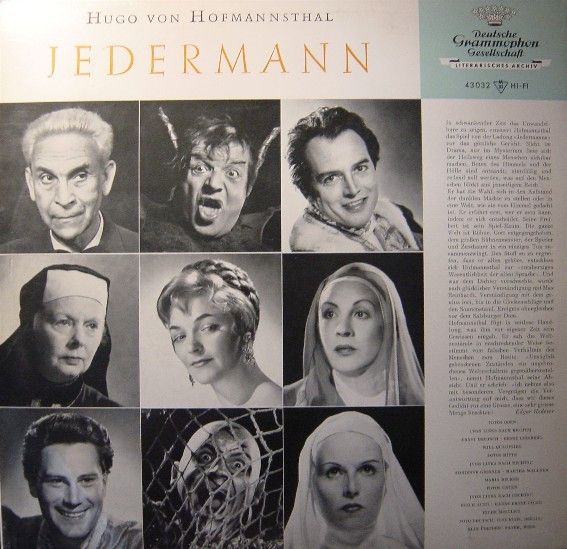 Deutsche Grammophon 43 032 - Hugo Von Hofmannsthal - Jedermann - - Image 2