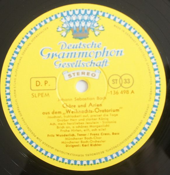 Deutsche Grammophon 136 498 - Johann Sebastian Bach, Münchener B - Image 2