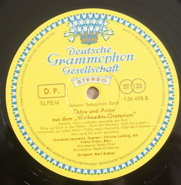 Deutsche Grammophon 136 498 - Johann Sebastian Bach, Münchener B - Image 3