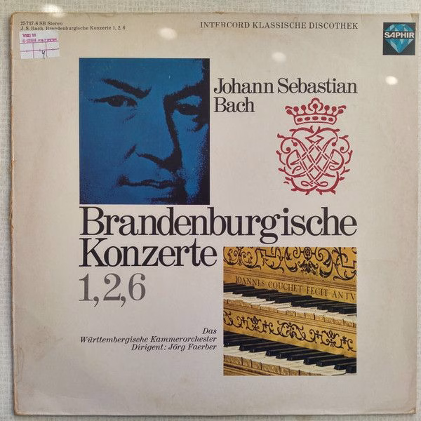 Saphir 25 737-8 SB - Johann Sebastian Bach, Württembergisches Ka