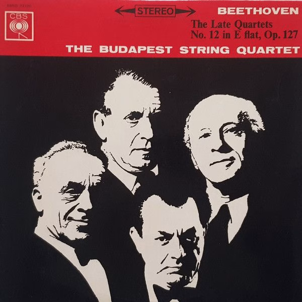 CBS SBRG 72100 - Ludwig van Beethoven, Budapest String Quartet -