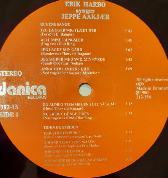 Carl Petter 312-15 - Erik Harbo - Synger Jeppe Aakjær - Image 3