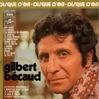 Columbia 2C 064 - 16.050 - Gilbert Bécaud - Disque D'Or