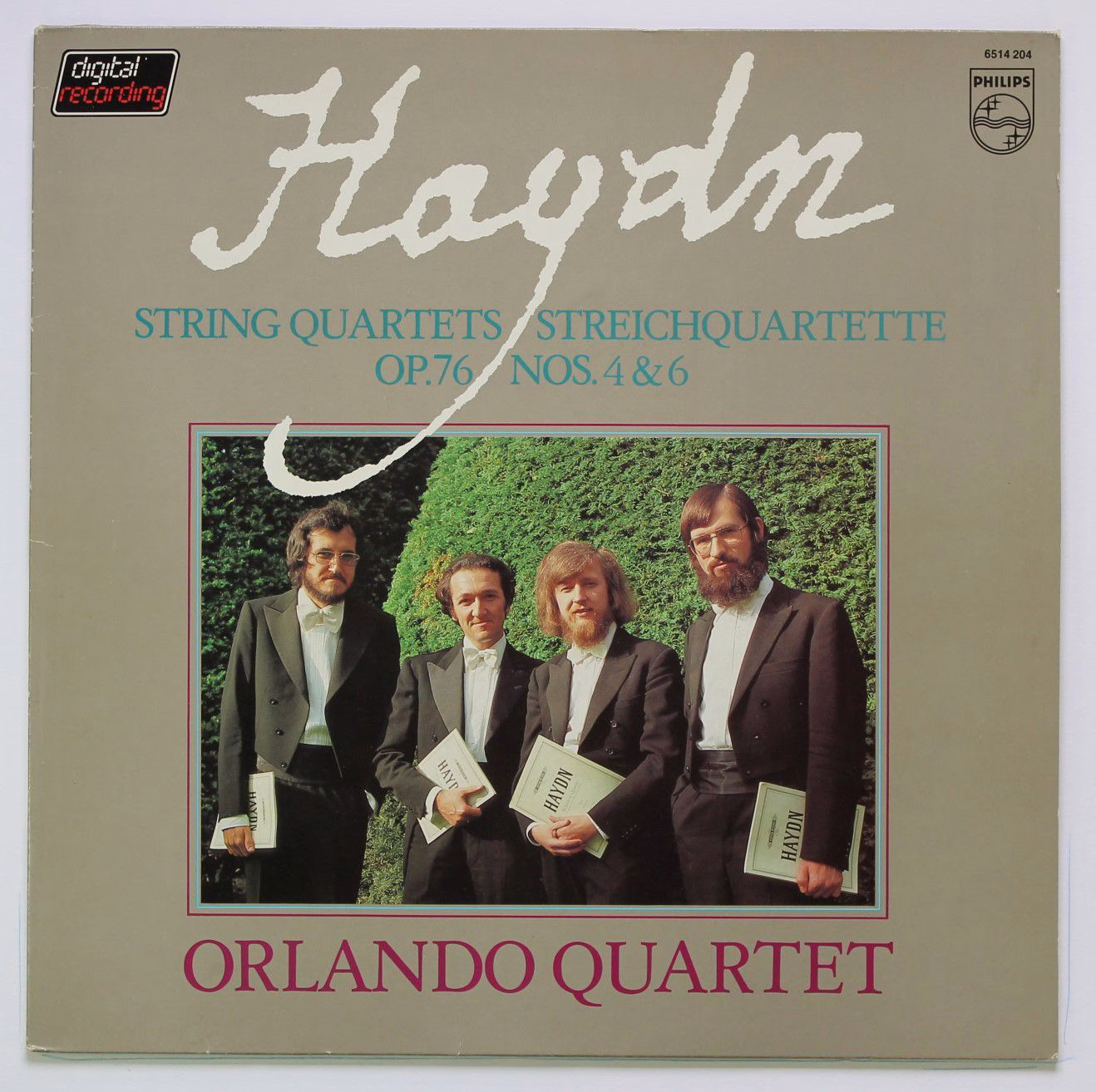 Philips 6514 204 - Joseph Haydn, Orlando Quartet - String Quarte