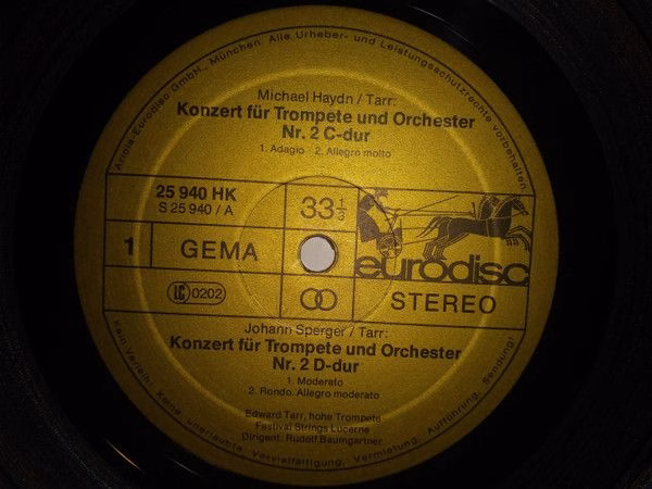 Eurodisc 25 940 HK - Various - Virtuose Trompetenkonzerte - Image 3