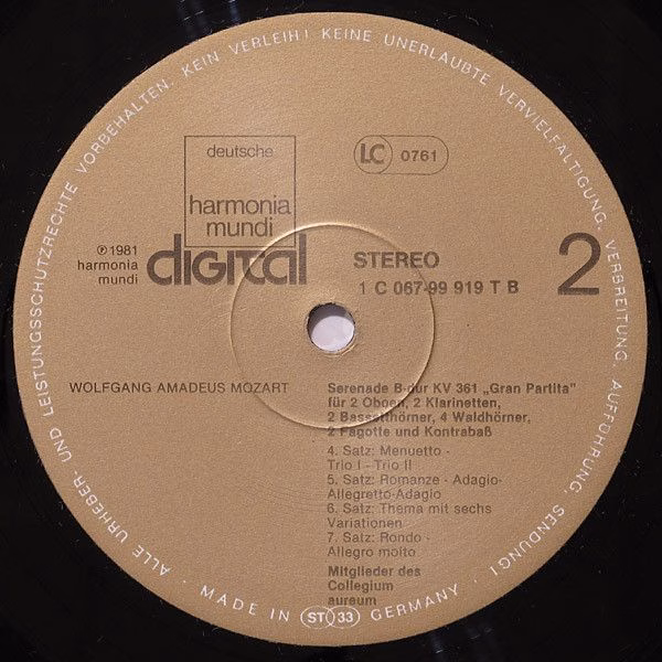 Deutsche Harmonia Mundi 1C 067-99 919 T - Wolfgang Amadeus Mozar - Image 4