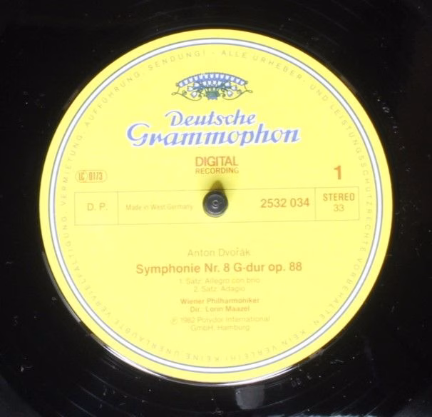 Deutsche Grammophon 2532 034 - Antonín Dvořák, Wiener Philharmon - Image 3