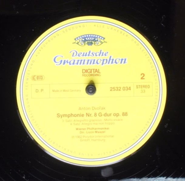 Deutsche Grammophon 2532 034 - Antonín Dvořák, Wiener Philharmon - Image 4