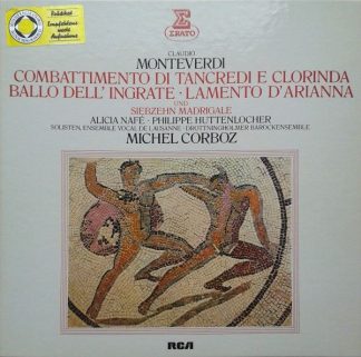 Erato ZL 30724 - Claudio Monteverdi, Alicia Nafé, Philippe Hutte