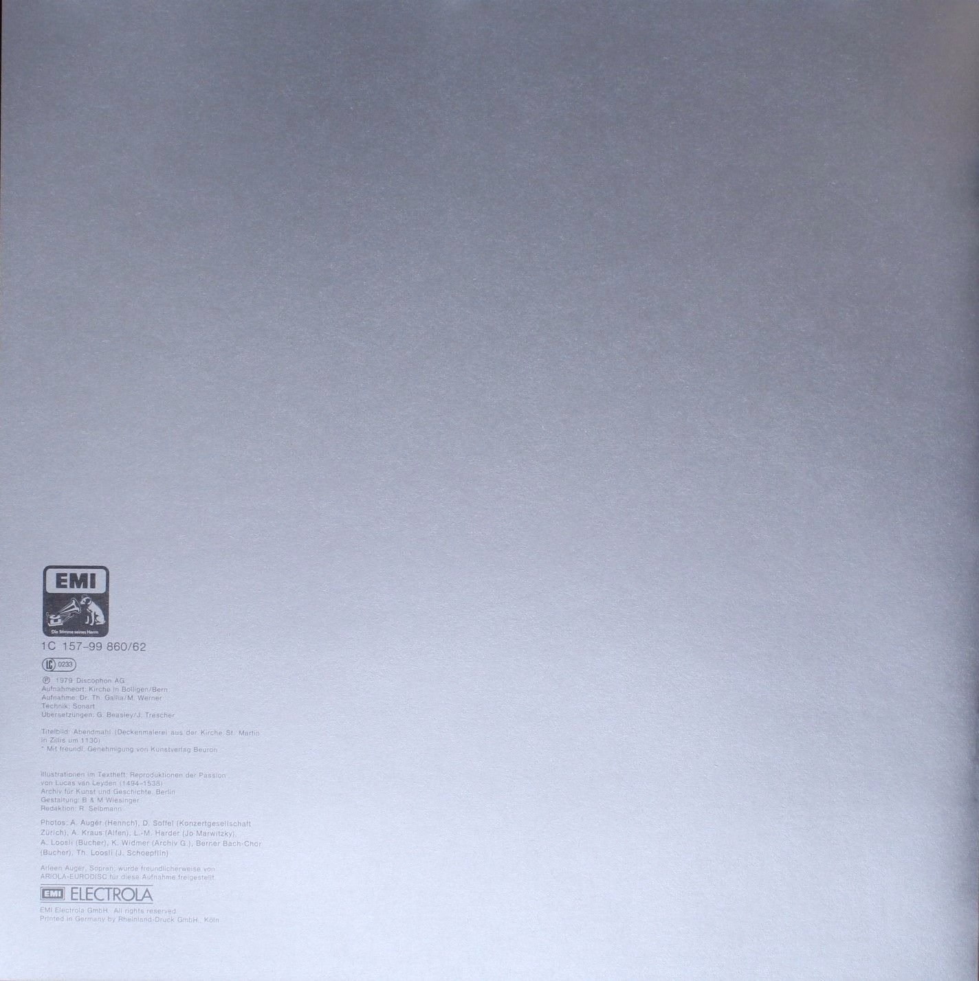 His Master's Voice 1C 157-99 860/62 - Johann Sebastian Bach, Ber - Image 4