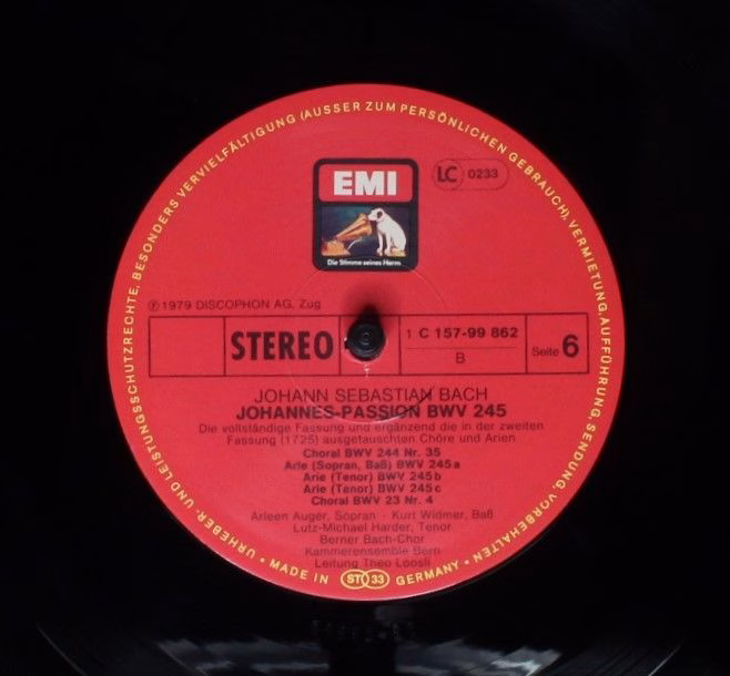 His Master's Voice 1C 157-99 860/62 - Johann Sebastian Bach, Ber - Image 9