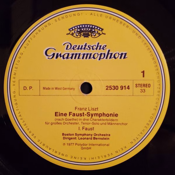 Deutsche Grammophon 2707 100 - Franz Liszt, Arrigo Boito, Kennet - Image 3