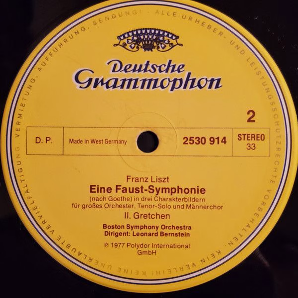 Deutsche Grammophon 2707 100 - Franz Liszt, Arrigo Boito, Kennet - Image 4