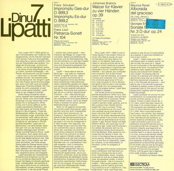 Dacapo 1C 049-01 811 M - Franz Schubert, Franz Liszt, Johannes B - Image 2