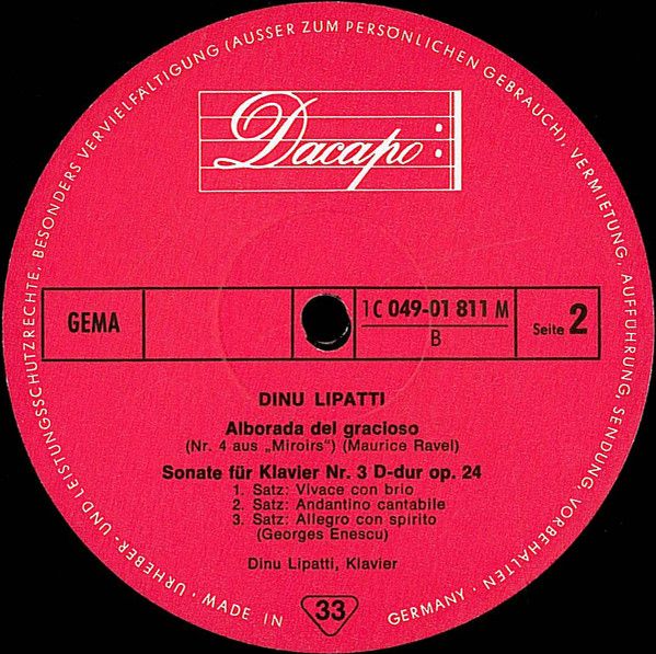 Dacapo 1C 049-01 811 M - Franz Schubert, Franz Liszt, Johannes B - Image 4