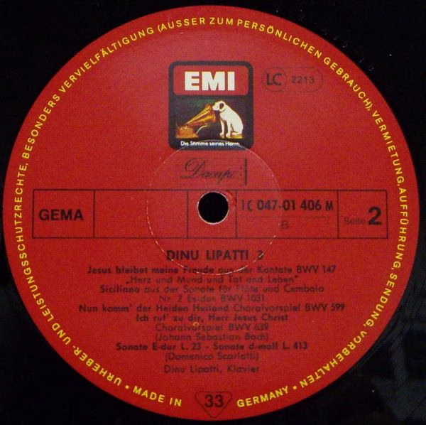 EMI Electrola 1 C 047-01 406 M - Johann Sebastian Bach, Domenico - Image 4