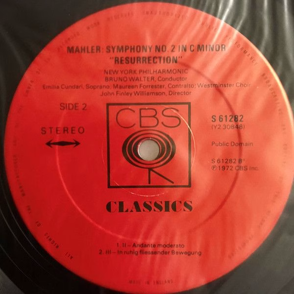 CBS Classics 61282/3 - Gustav Mahler, Bruno Walter, New York Phi - Image 5