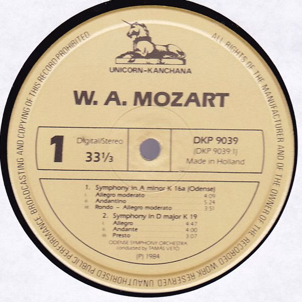 Unicorn-Kanchana DKP 9039 - Wolfgang Amadeus Mozart, Odense Symf - Image 3