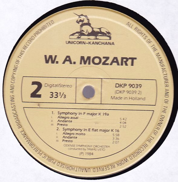 Unicorn-Kanchana DKP 9039 - Wolfgang Amadeus Mozart, Odense Symf - Image 4