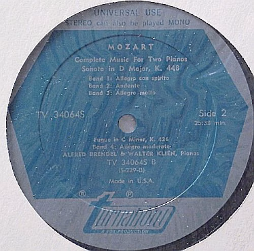 Turnabout TV 34064S - Wolfgang Amadeus Mozart, Alfred Brendel, W - Image 4