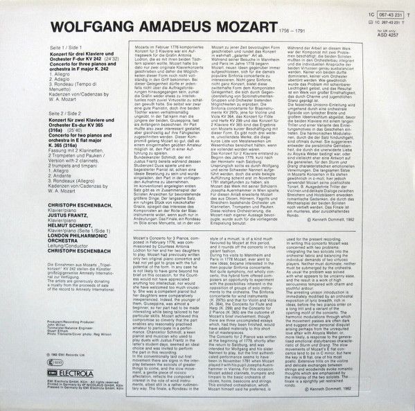 His Master's Voice Digital 1C 067-43 231 T - Wolfgang Amadeus Mo - Image 2