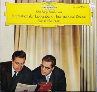 Deutsche Grammophon LPM 18 592 - Kim Borg, Erik Werba - Internat