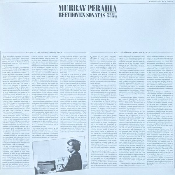 CBS Masterworks 76995 - Ludwig van Beethoven, Murray Perahia - S - Image 4