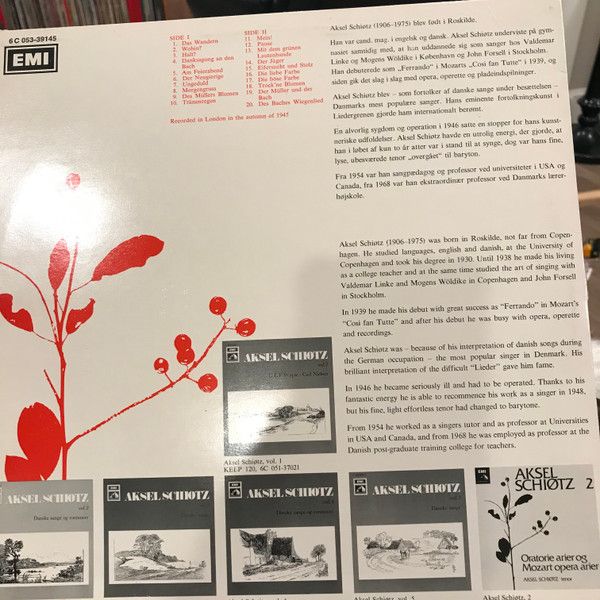 EMI 6 C 053-39145 - Aksel Schiøtz, Franz Schubert, Gerald Moore - Image 2